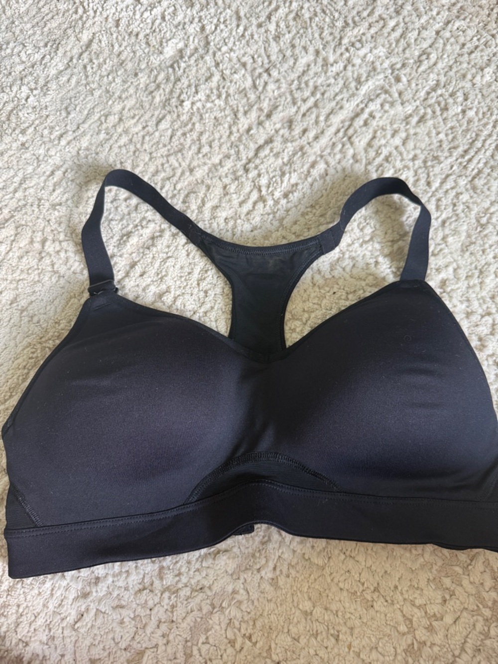 Old Navy 34C Black Racerback Sports Bra